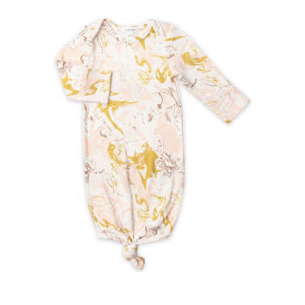 Angel dear pink marble knotted gown
